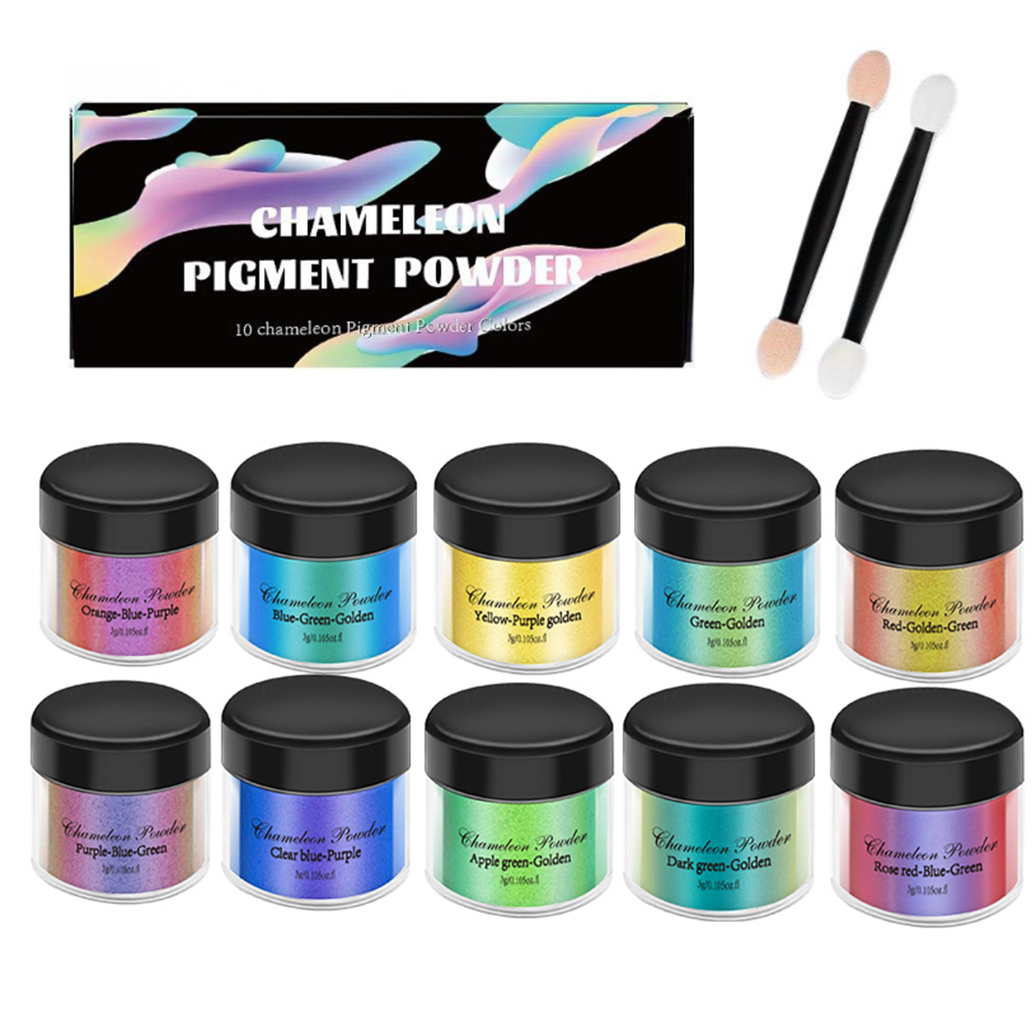 10/20pcs Mirror Chameleons Pig - Resin Pigment Set avis et prix