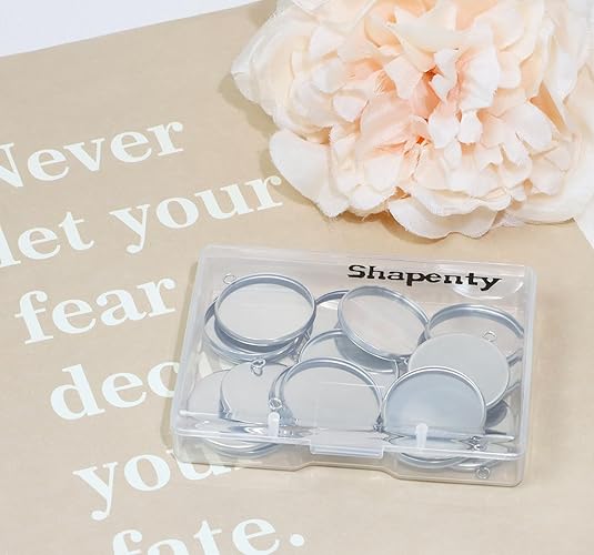 20 Pieces Stainless Steel Roun - Resin Crafts avis et prix