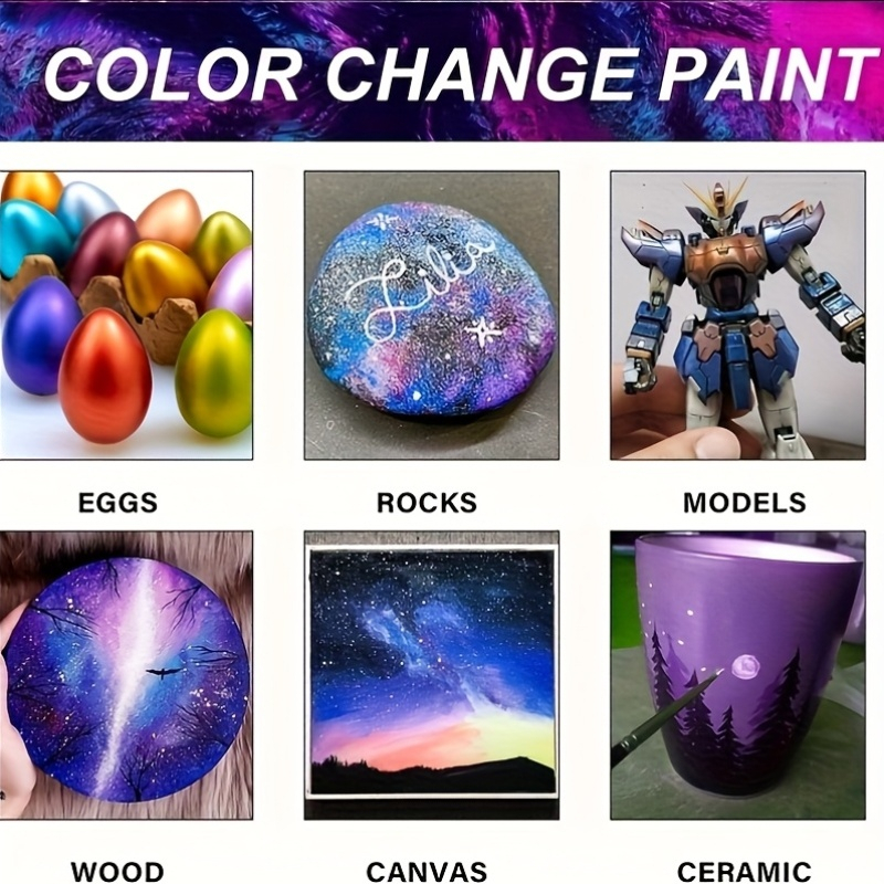 Acrylic Paint Set 6 Colors 50m - Resin Pigment Set avis et prix