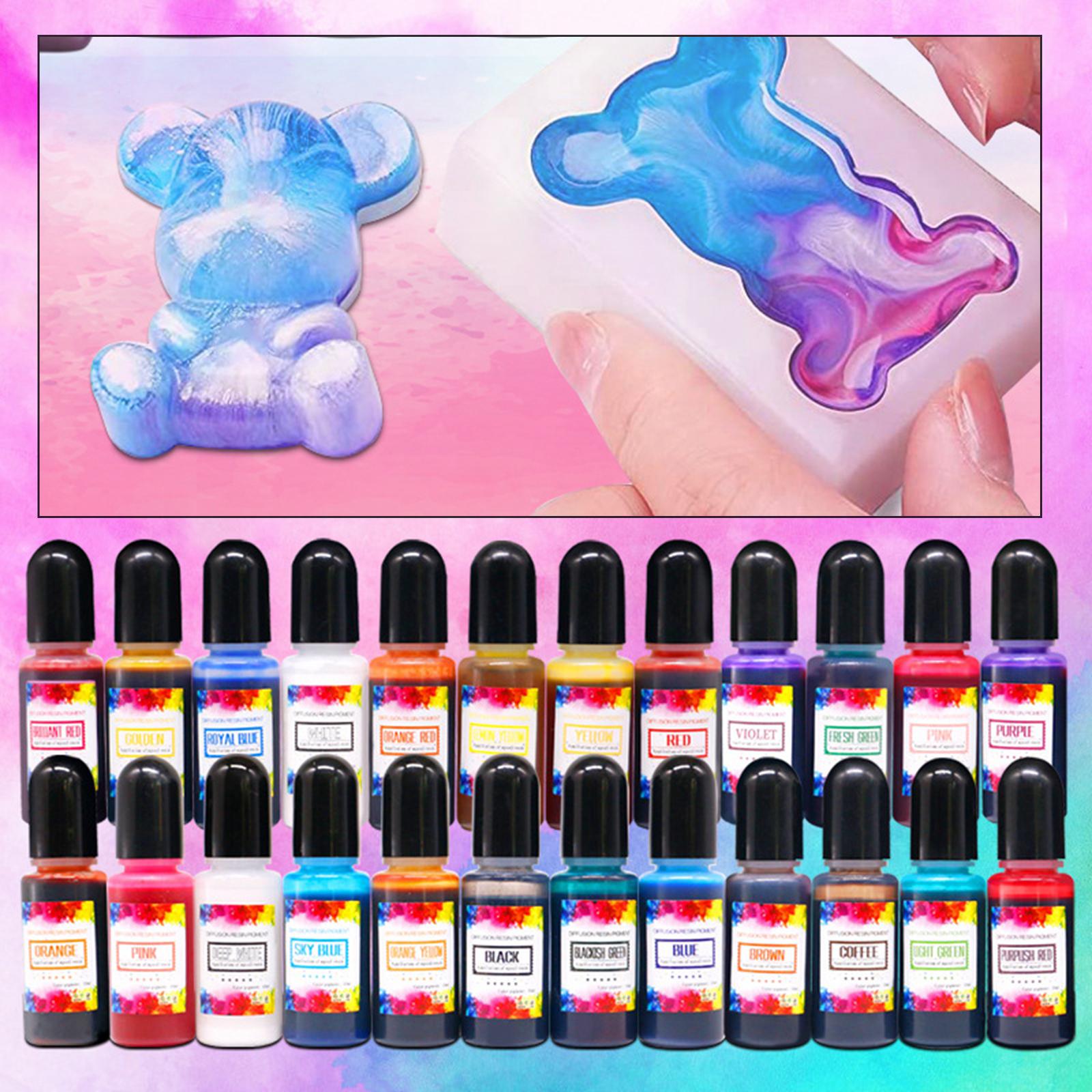 24Pcs Alcohol Inks Epoxy Resin - Resin Dye Alcohol avis et prix