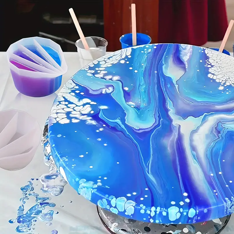 Split Cup For Paint Pouring,Re - Mixing Cup Silicone avis et prix