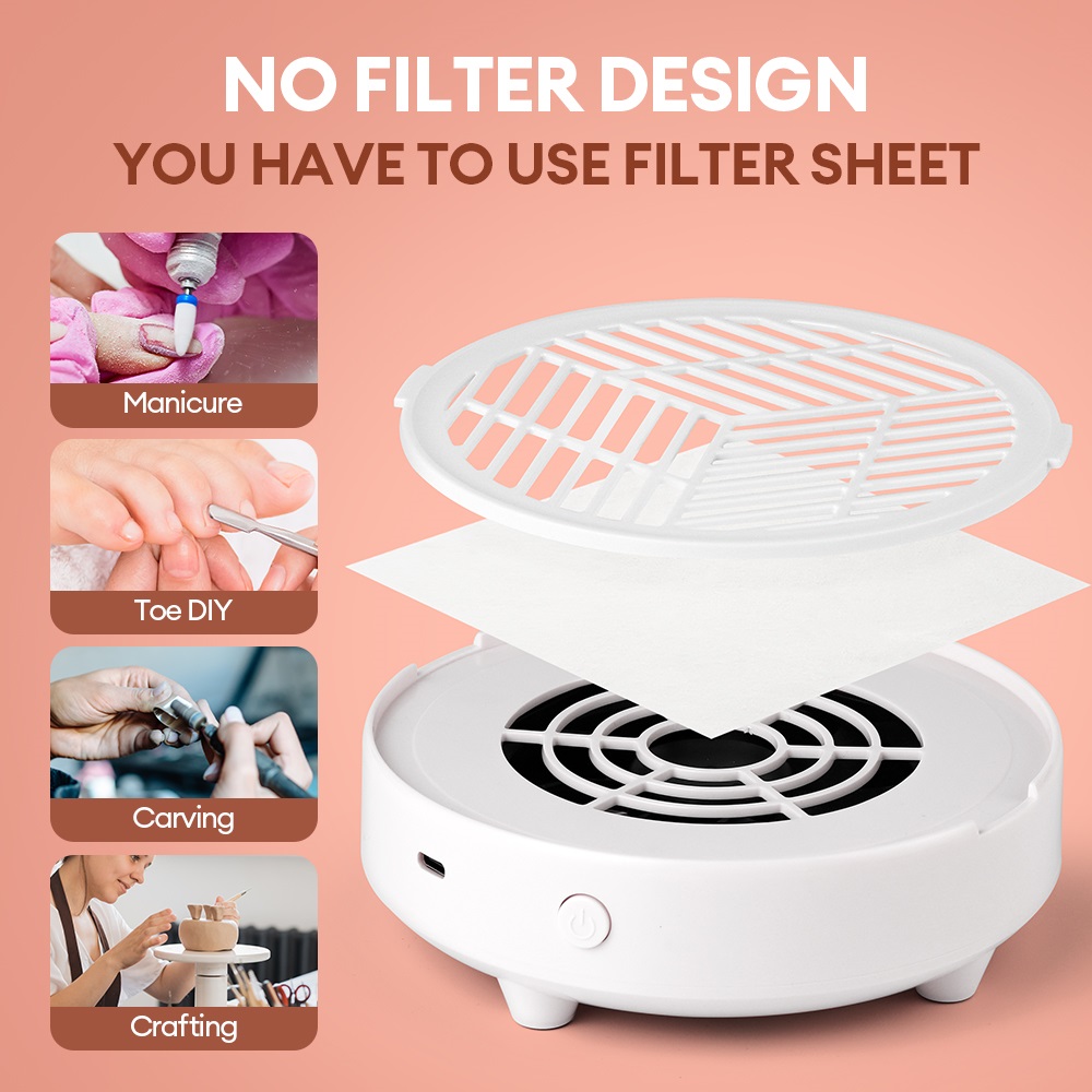3700RPM Mini Nail Dust Extract - Vacuum Chamber Small avis et prix