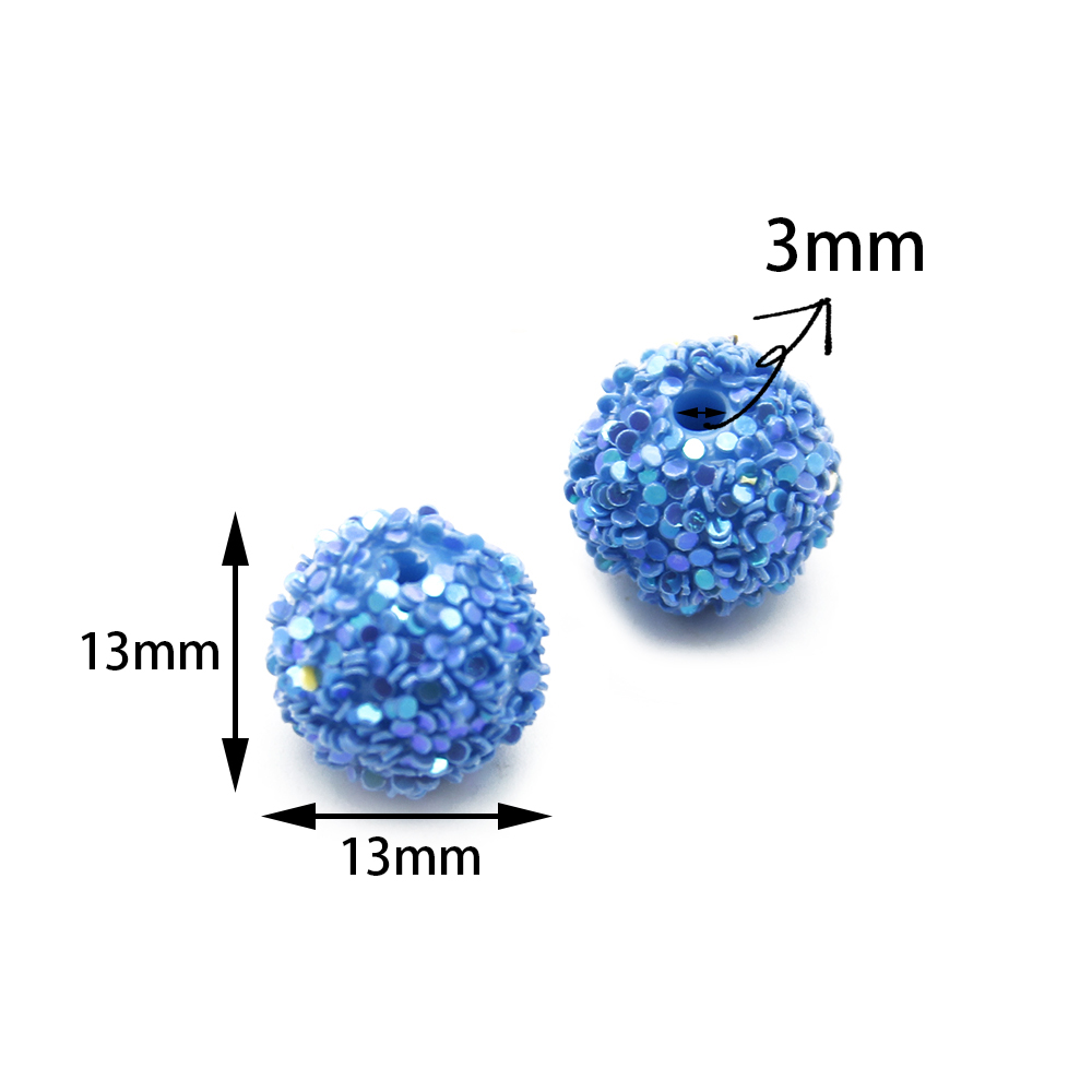 5pcs/pack Glitter Resin Beads, - Resin Glitter Pack avis et prix