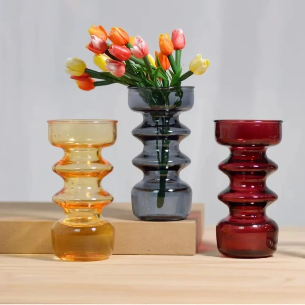 Colorful Vases Glass Ornaments - Dried Flower Bulk avis et prix