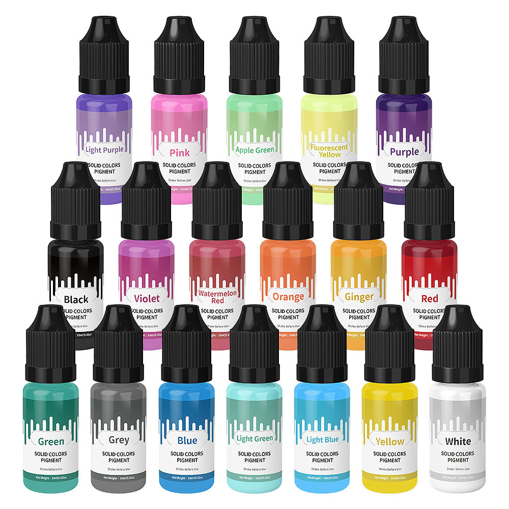 18Colors 10ml Macaron Solid Pa - Resin Pigment Set avis et prix