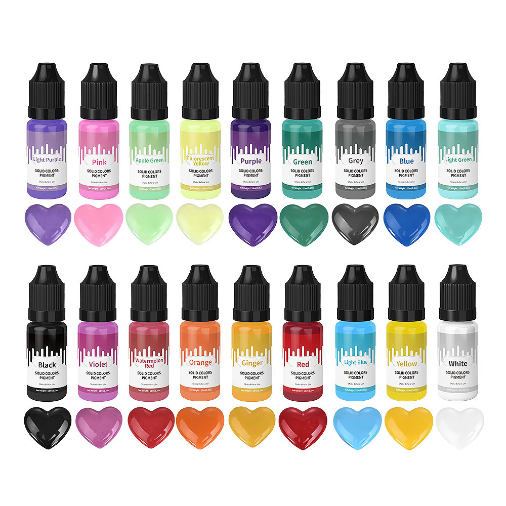 18Colors 10ml Macaron Solid Pa - Resin Pigment Set avis et prix