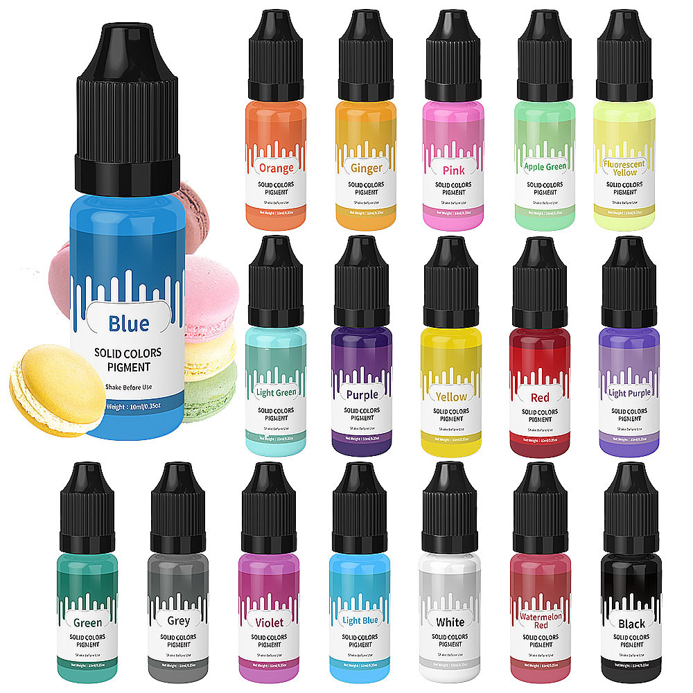 18Colors 10ml Macaron Solid Pa - Resin Pigment Set avis et prix