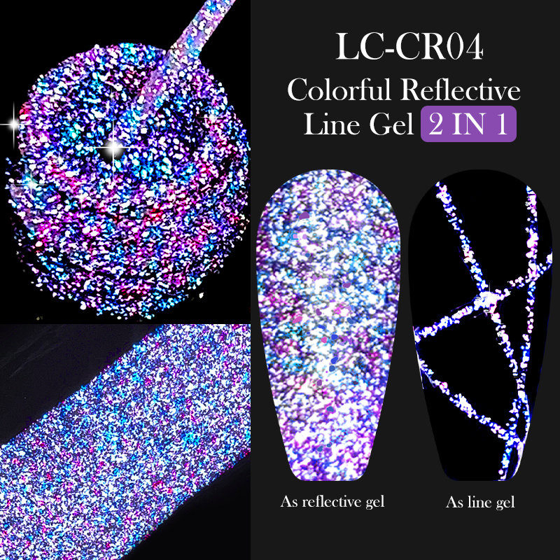 LILYCUTE 6Pcs/Set 5ml Reflecti - Resin Glitter Pack avis et prix