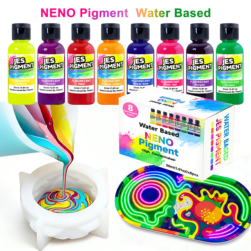 8colors/set fluorescent pigmen - Resin Pigment Set avis et prix