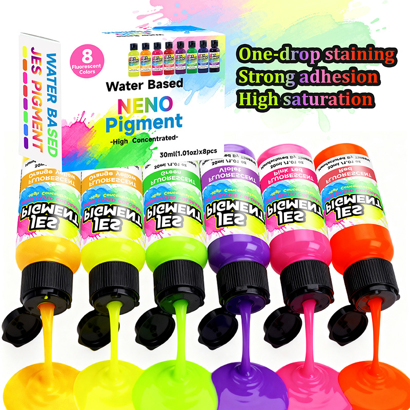 8colors/set fluorescent pigmen - Resin Pigment Set avis et prix