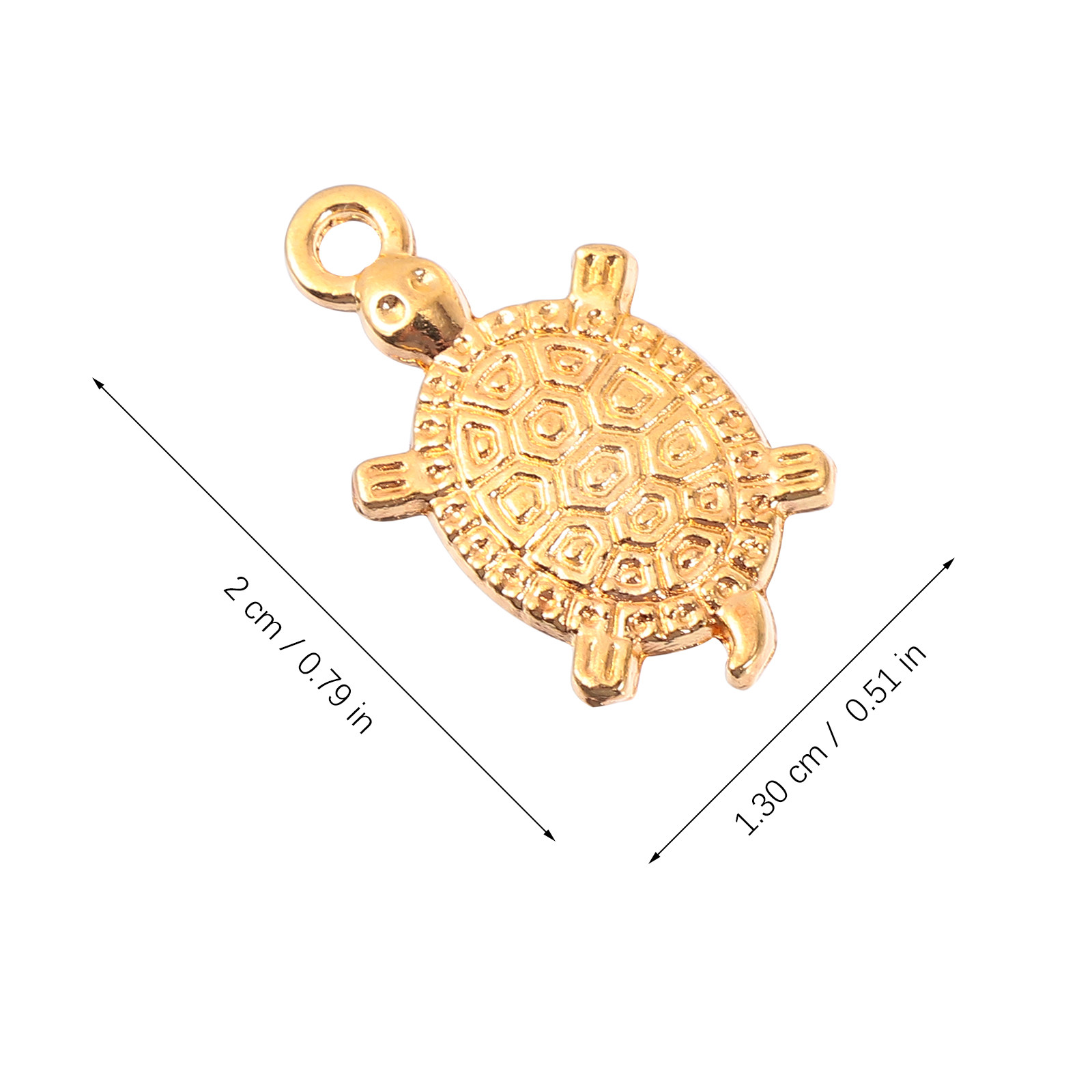 100Pcs Alloy Golden Tortoise O - Resin Crafts avis et prix