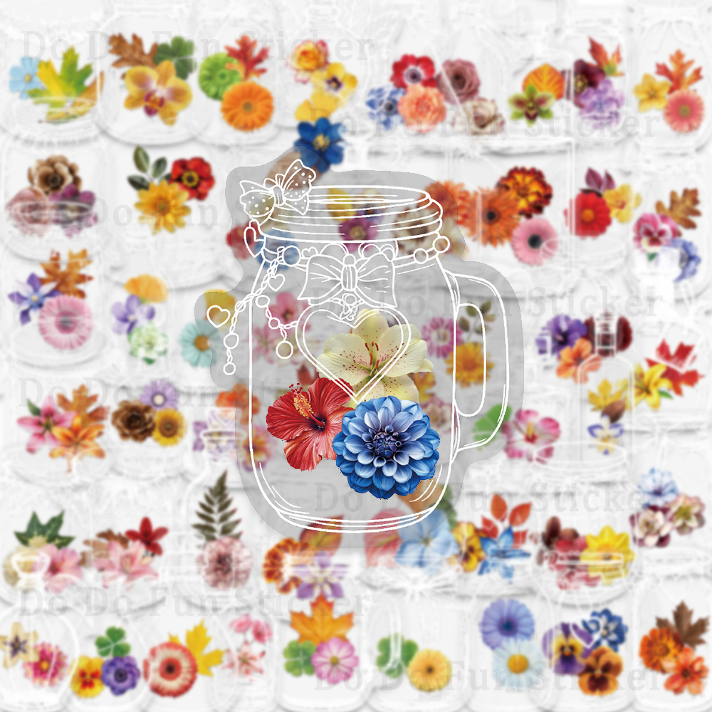 50PCS Glass Bottles with Dried - Dried Flower Bulk avis et prix