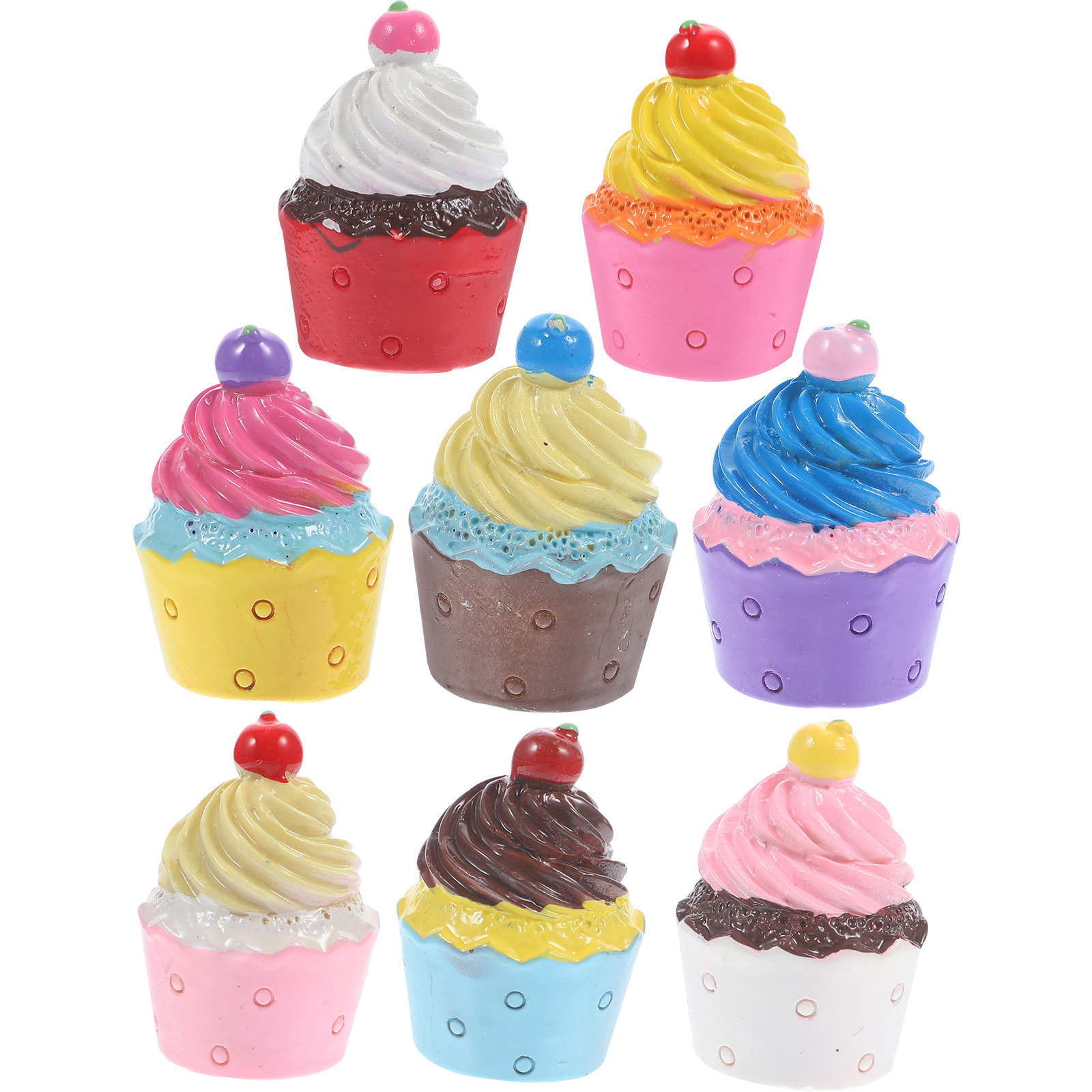 8Pcs Resin Simulated Cupcake D - Resin Crafts avis et prix