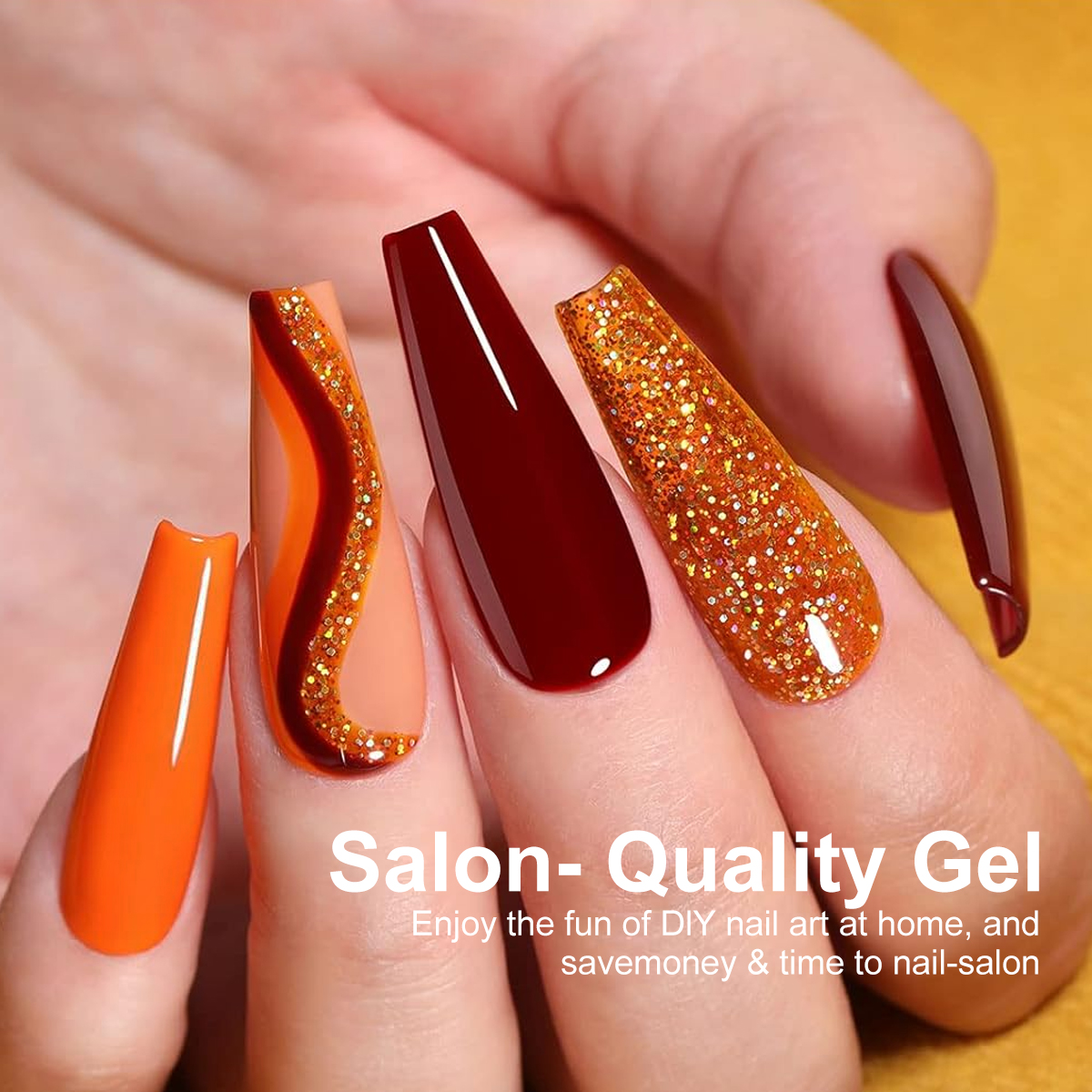 LIMEGIRL 18 PCS Gel Nail Polis - Resin Glitter Pack avis et prix
