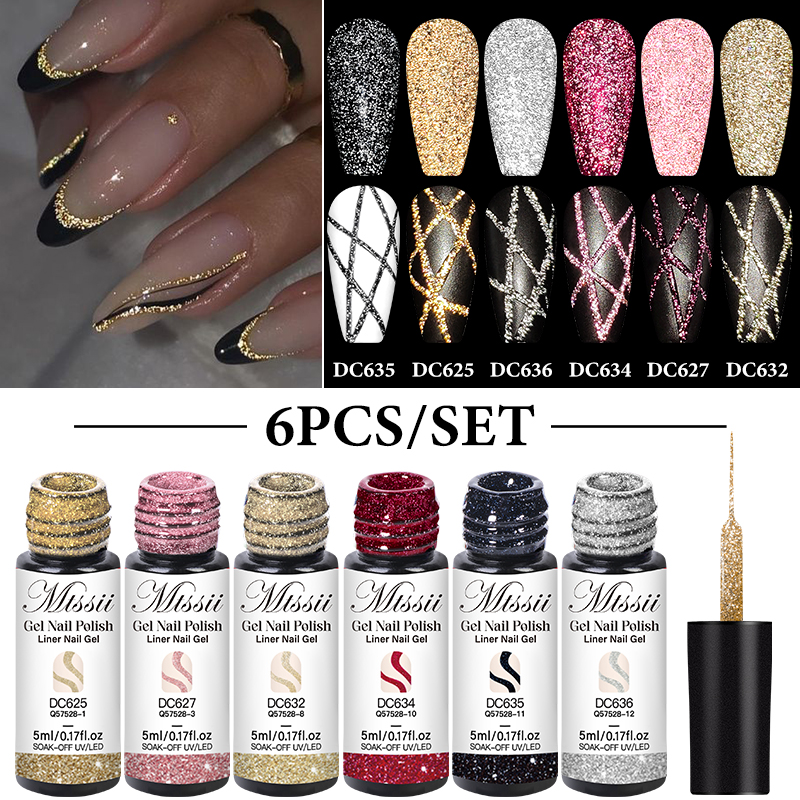2/4/6pcs Reflective Glitter Li - Resin Glitter Pack avis et prix
