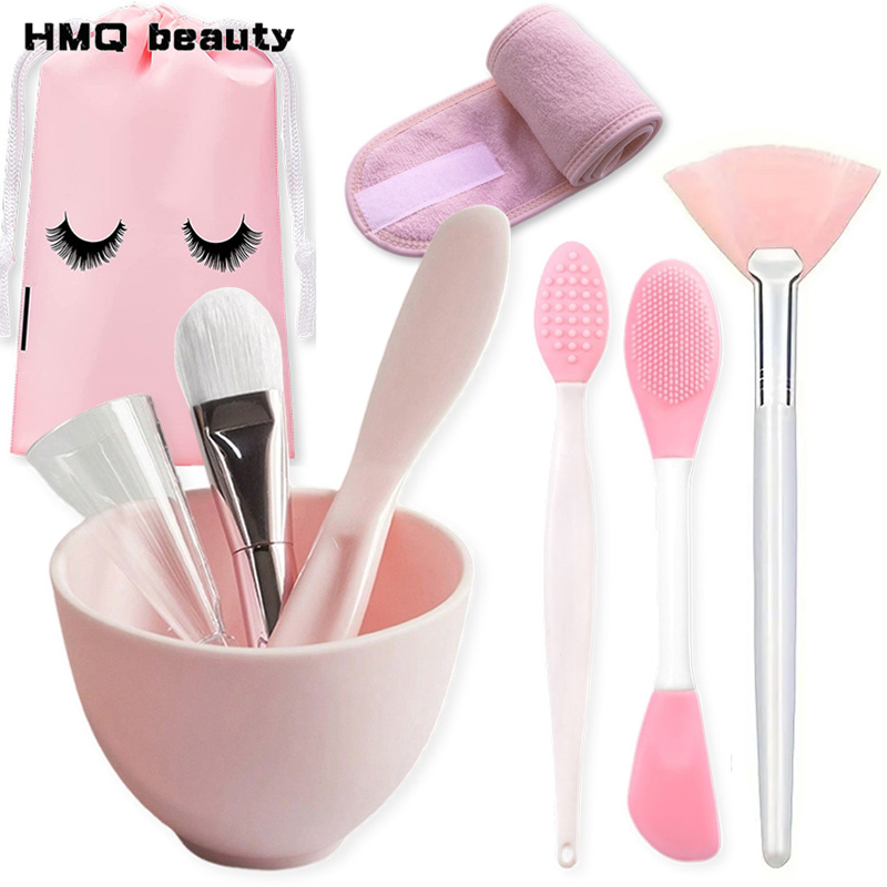 9pcs/set Silicone Face Mask Mi - Mixing Cup Silicone avis et prix