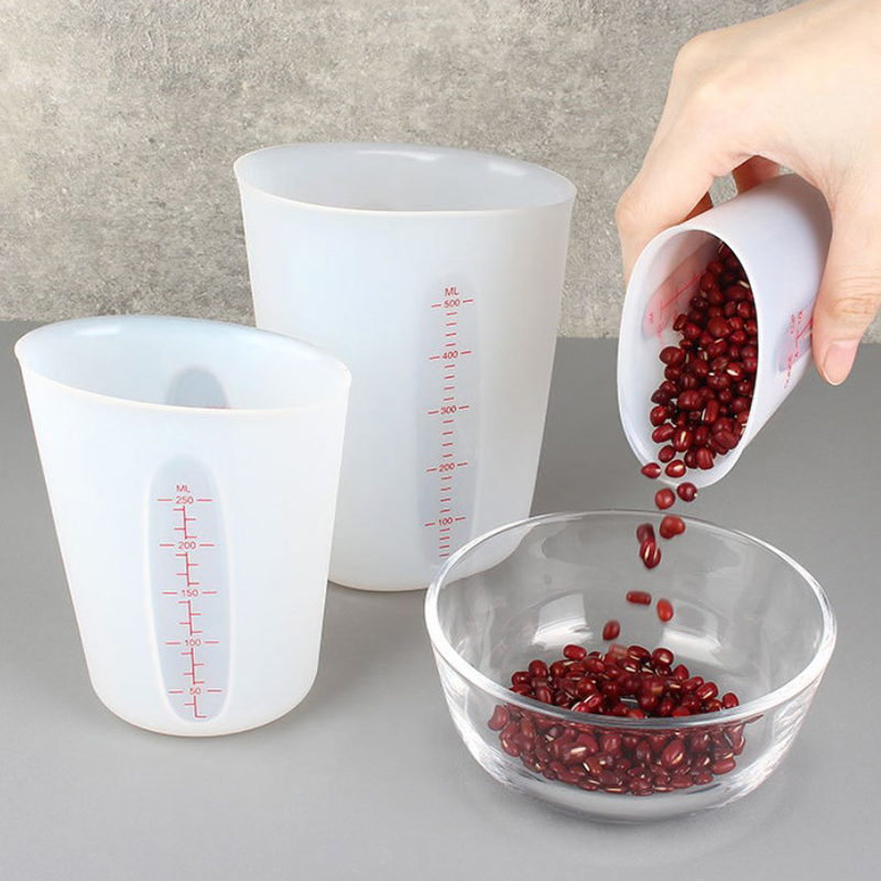 125/250/500ml Silicone Measuri - Mixing Cup Silicone avis et prix