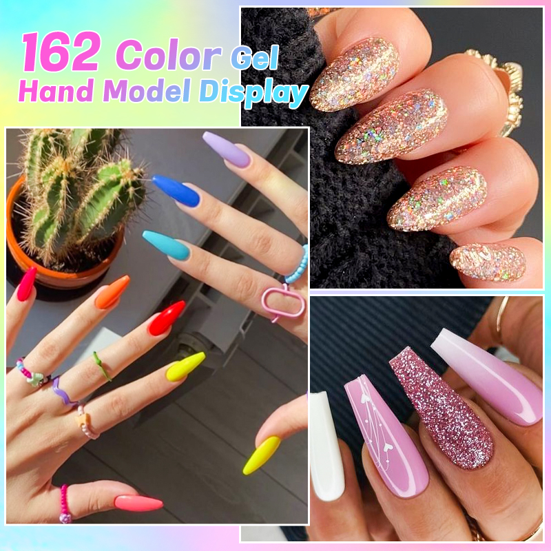 6Pcs/Set 10ML Gel Nail Polish  - Resin Glitter Pack avis et prix