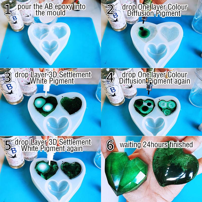 1 Set Art Ink Alcohol Epoxy Re - Resin Dye Alcohol avis et prix