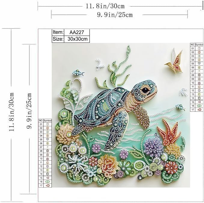 Sea Turtle Animal Diamond Pain - Resin Craft Kit avis et prix