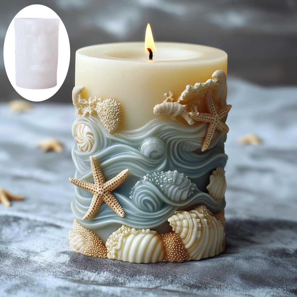 DIY Ocean style relief cylindr - Resin Ocean Wave Mold avis et prix
