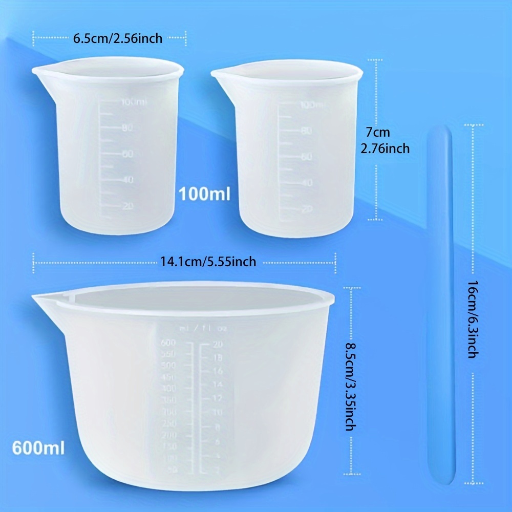 Silicone Measuring Cups, Resin - Mixing Cup Silicone avis et prix