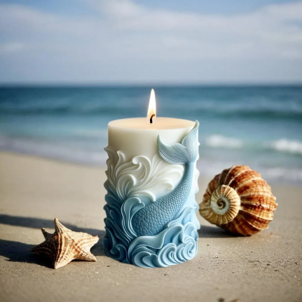 2024 ocean wave foam cylindric - Resin Ocean Wave Mold avis et prix