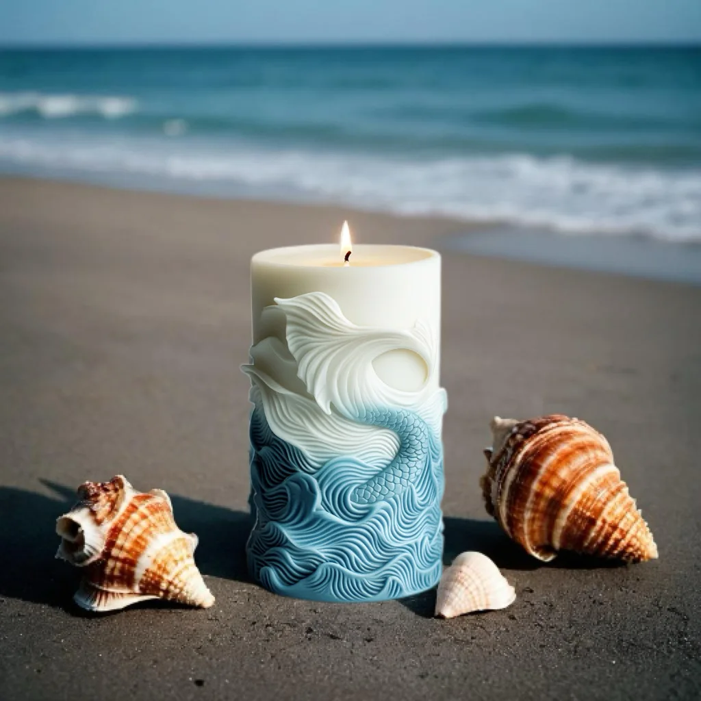 2024 ocean wave foam cylindric - Resin Ocean Wave Mold avis et prix