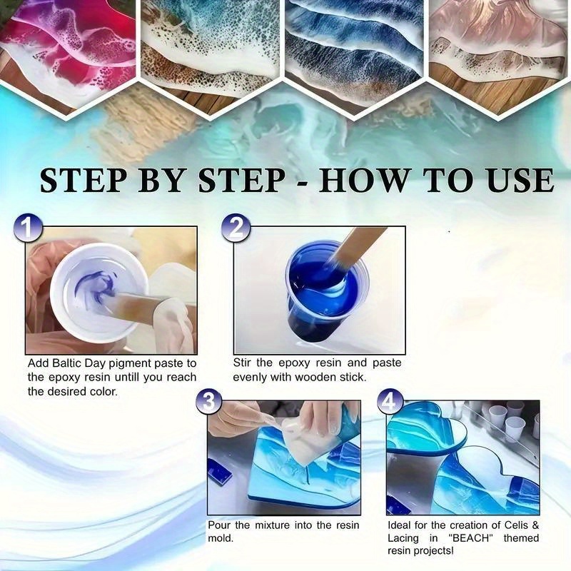 24 Colors/8 Colors 5g 0.18oz P - Resin Pigment Set avis et prix