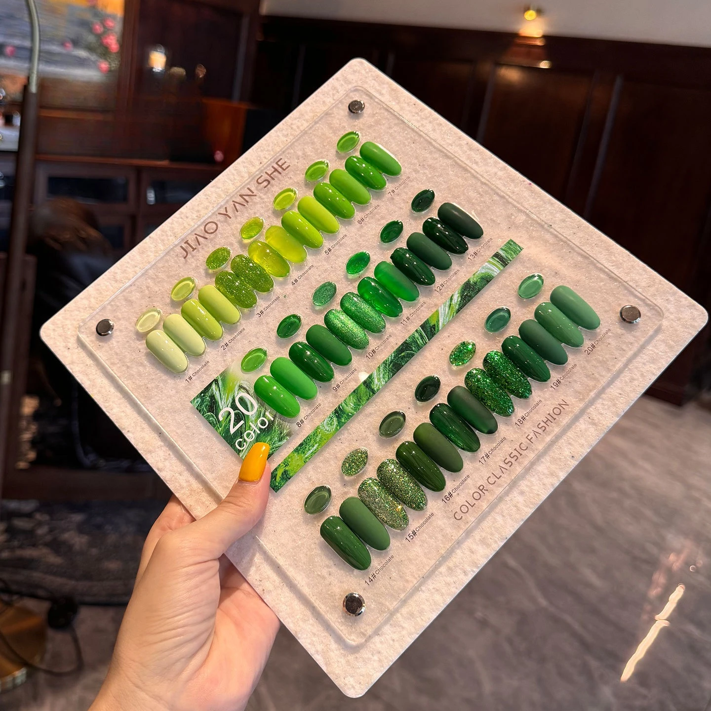 20Pcs/Set Purple Green Blue Co - Resin Glitter Pack avis et prix