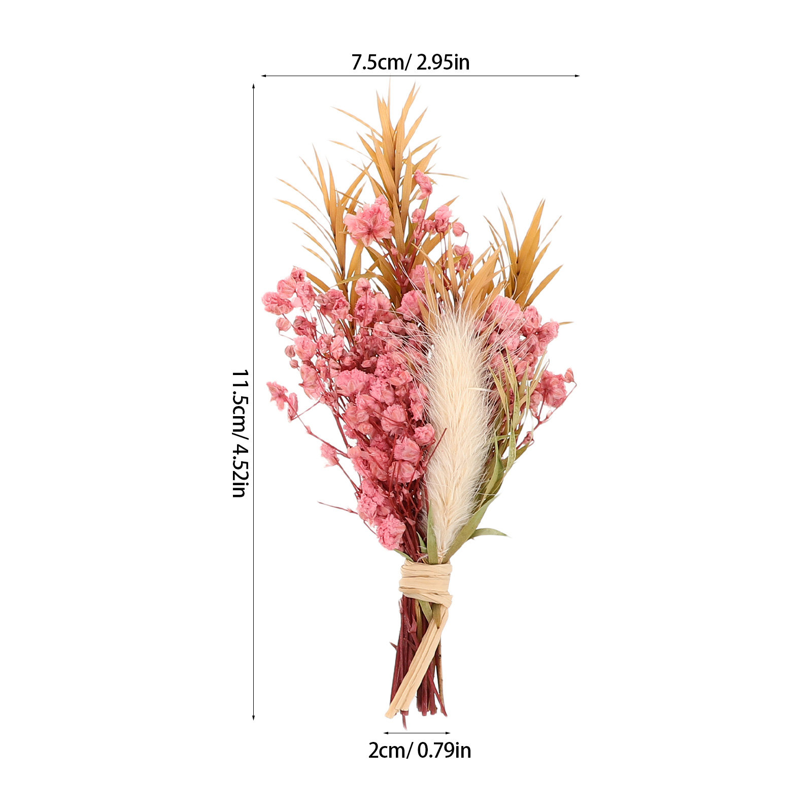 3Pcs Mini Dried Floral Bouquet - Dried Flower Bulk avis et prix