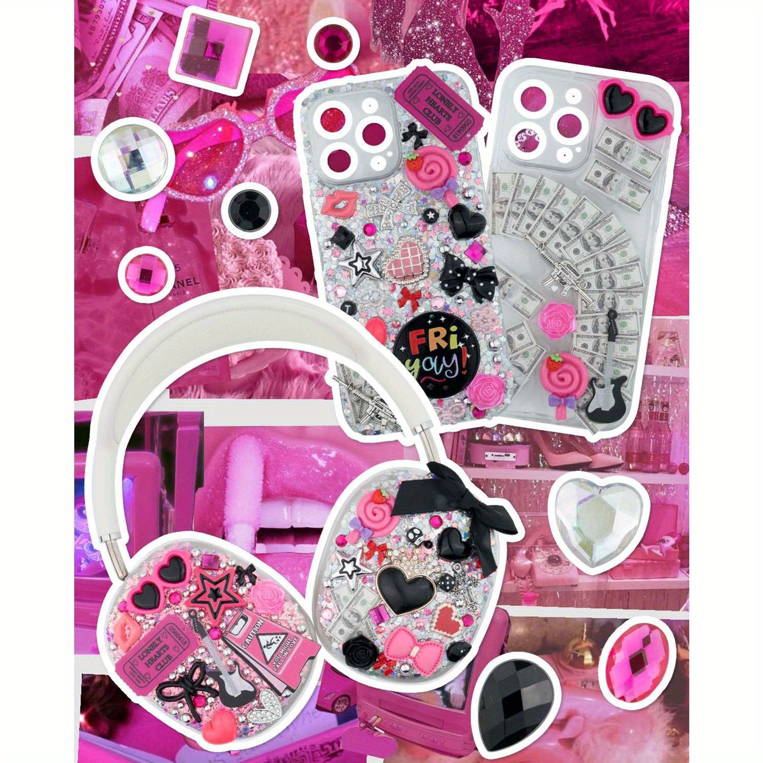 2380 Pcs DIY Jewelry Charm Mix - Resin Craft Kit avis et prix