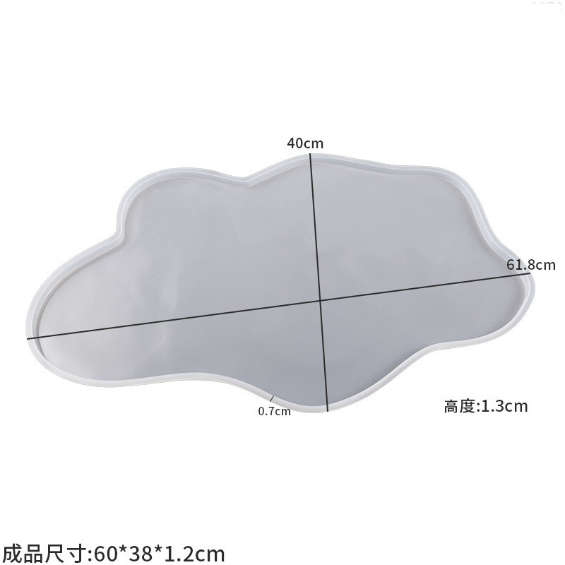 Large 61cm Irregular tray epox - Resin Ocean Wave Mold avis et prix