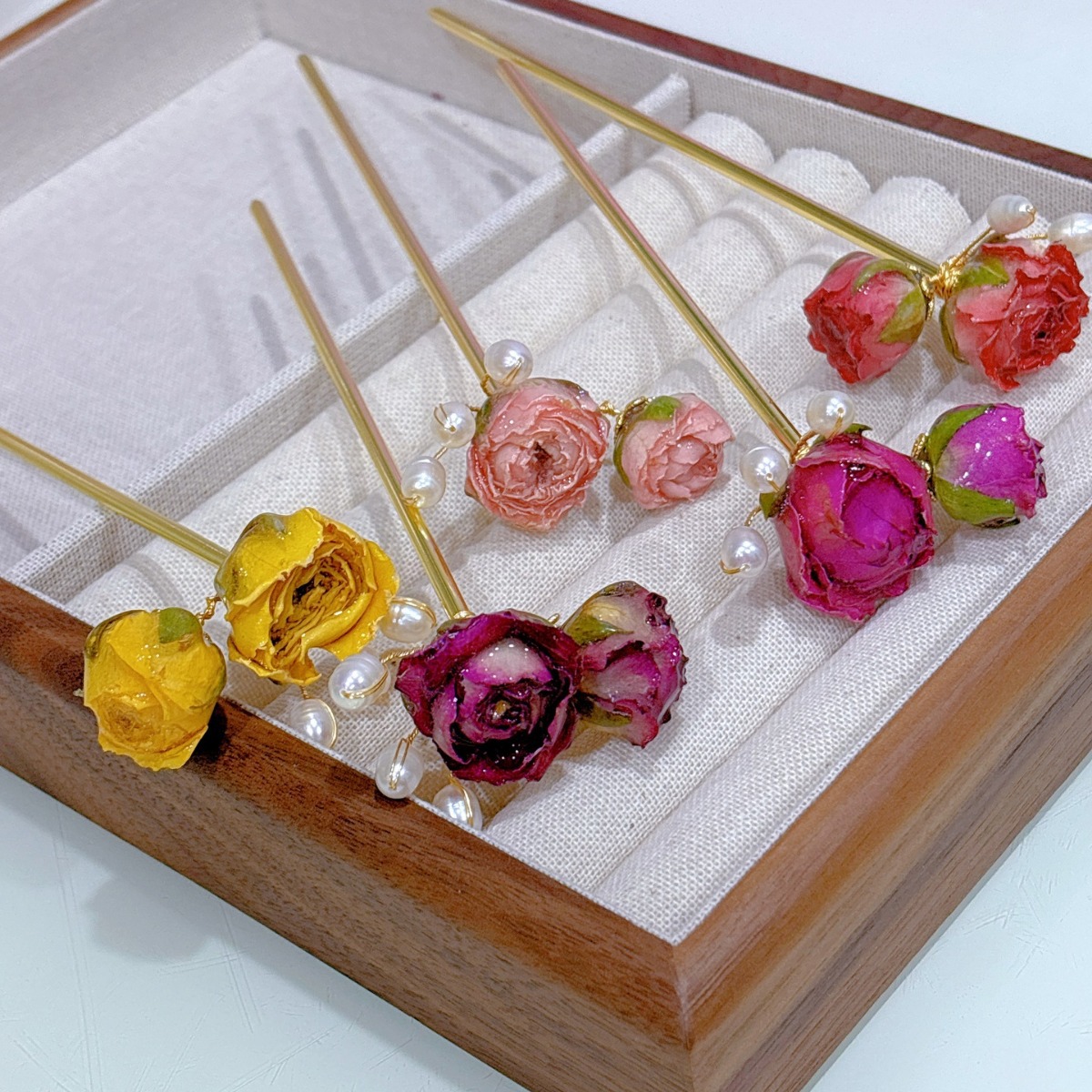 5pcs Drip Glue Roses Dried Flo - Dried Flower Bulk avis et prix