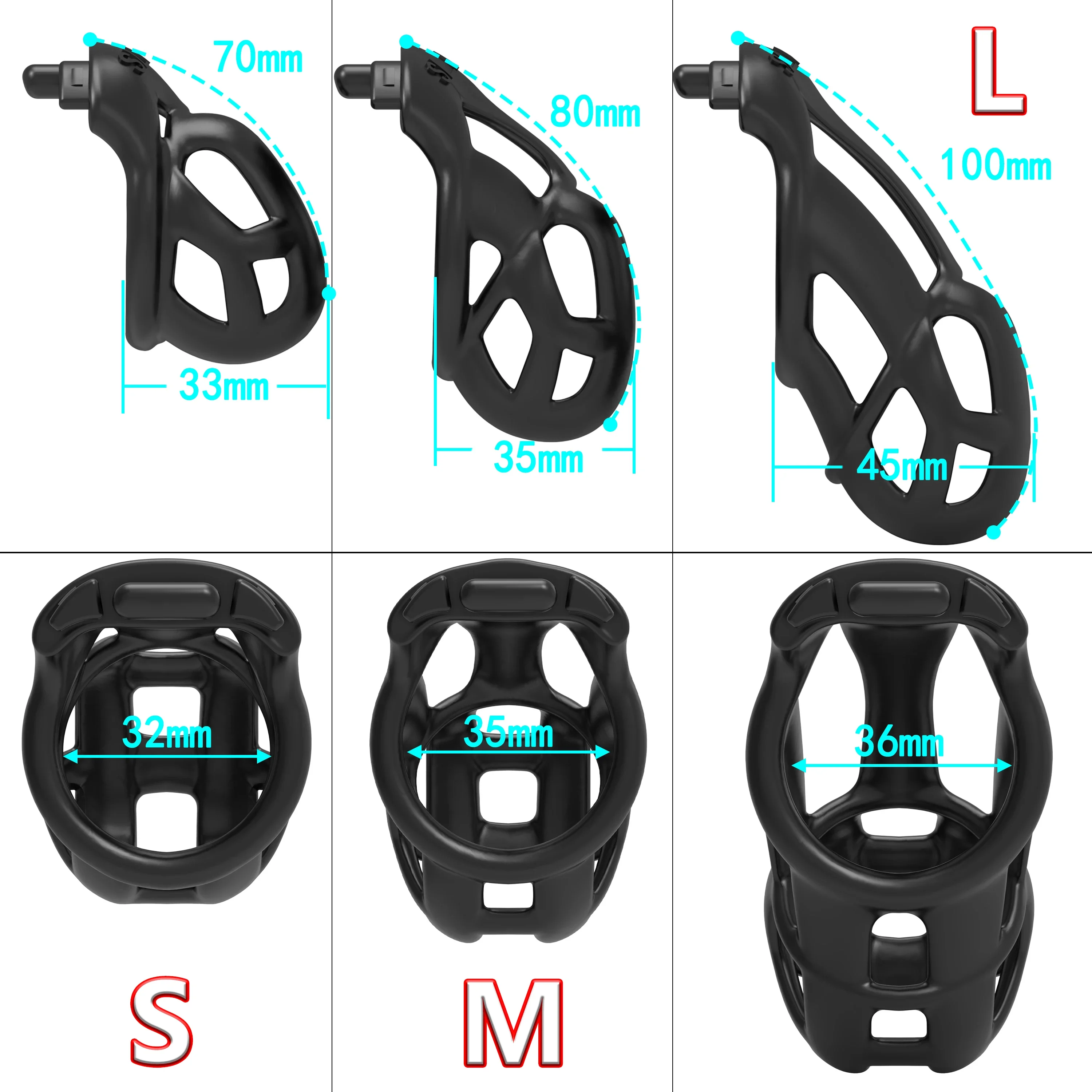 New 2.0 Arc Ring Chastity Cage - Resin Crafts avis et prix