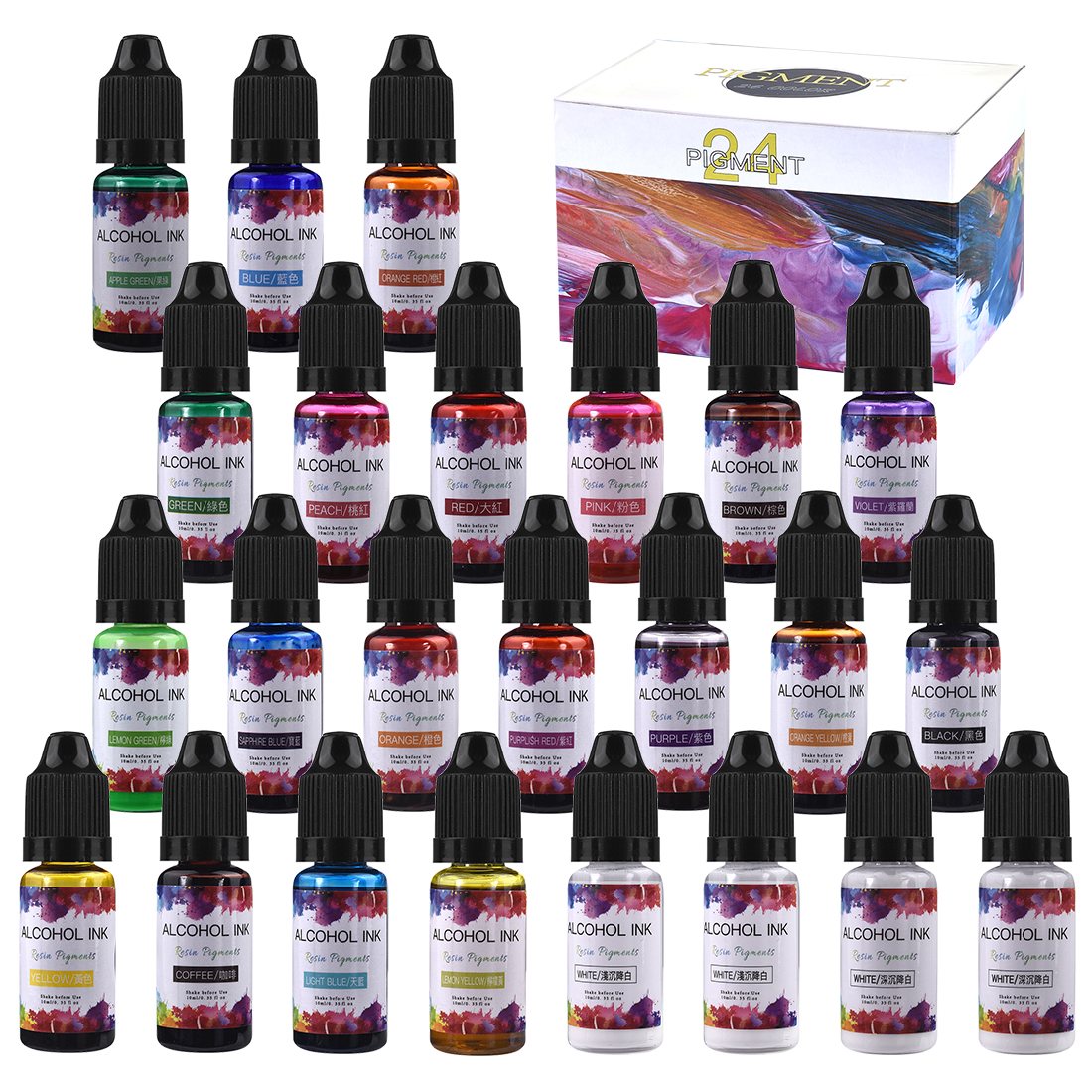 10ML Art Ink Alcohol Resin Pig - Resin Dye Alcohol avis et prix