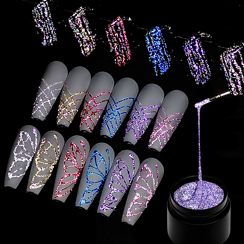 6Pcs/Set Reflective Glitter Sp - Resin Glitter Pack avis et prix