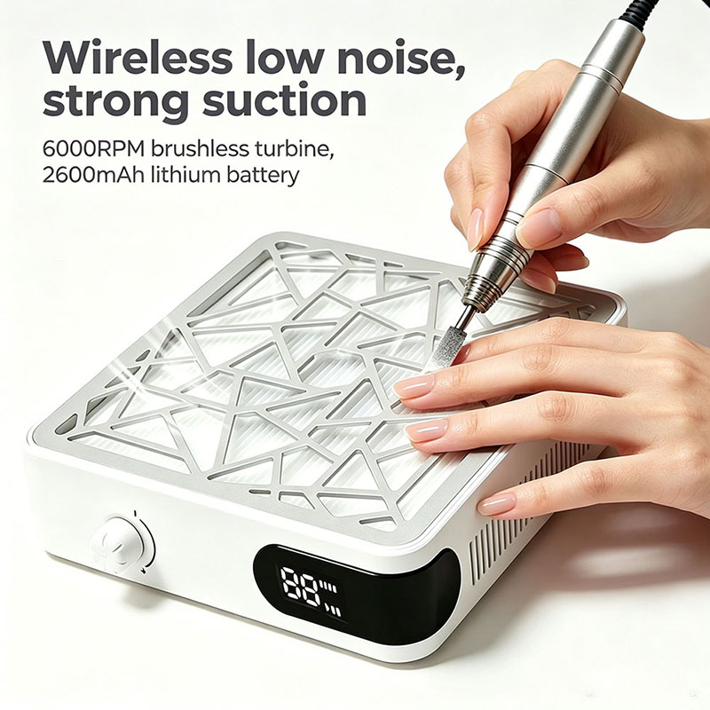 Rechargeable Nail Dust Collect - Vacuum Chamber Small avis et prix