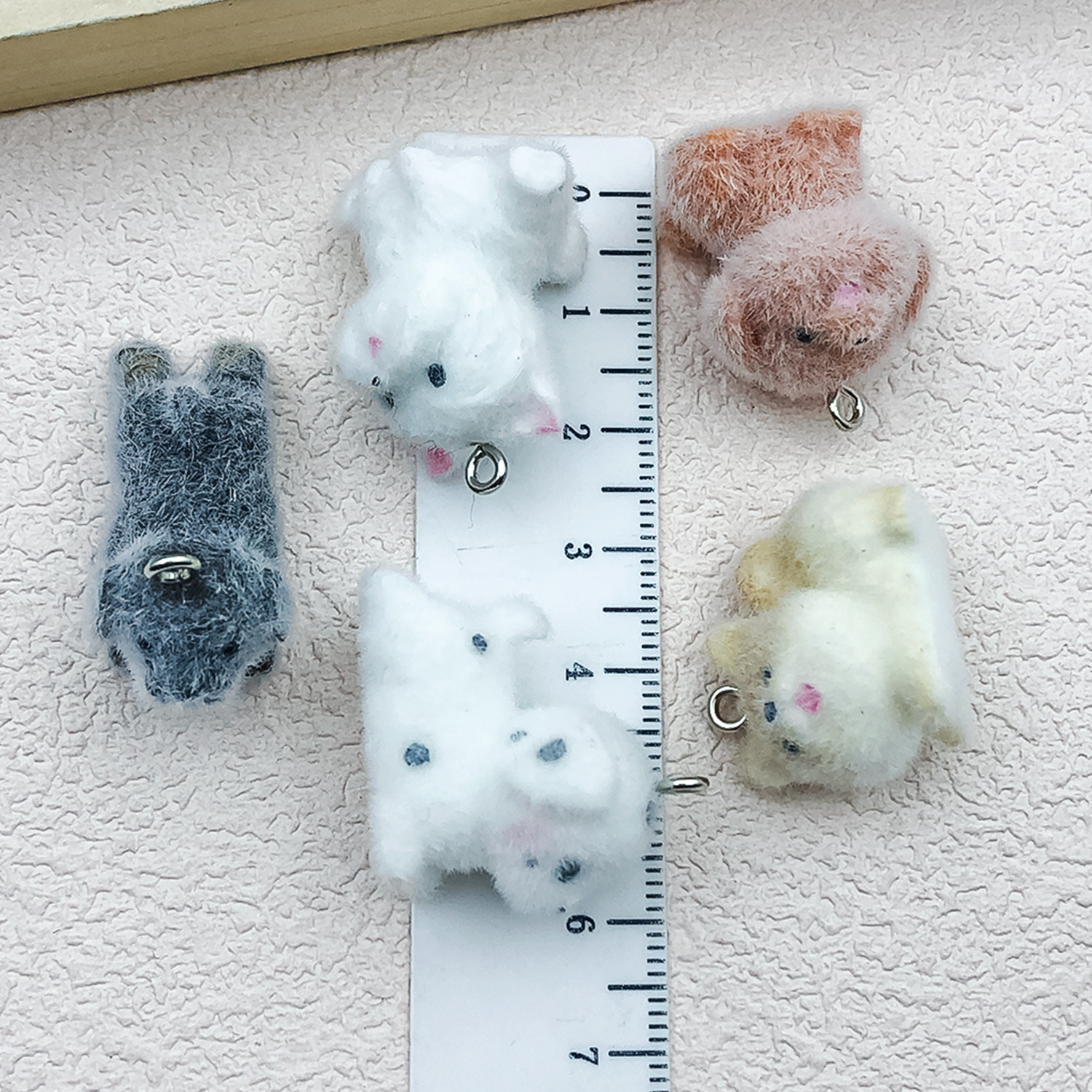 5pcs&1pc Flocked Resin Animal  - Resin Craft Kit avis et prix