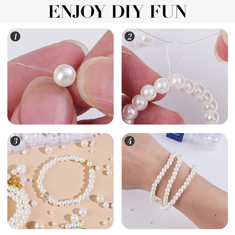 800pcs Artificial Faux Pearl R - Resin Crafts avis et prix