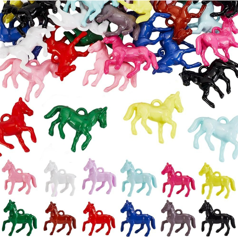 48pcs Opaque Acrylic Pendants  - Resin Crafts avis et prix