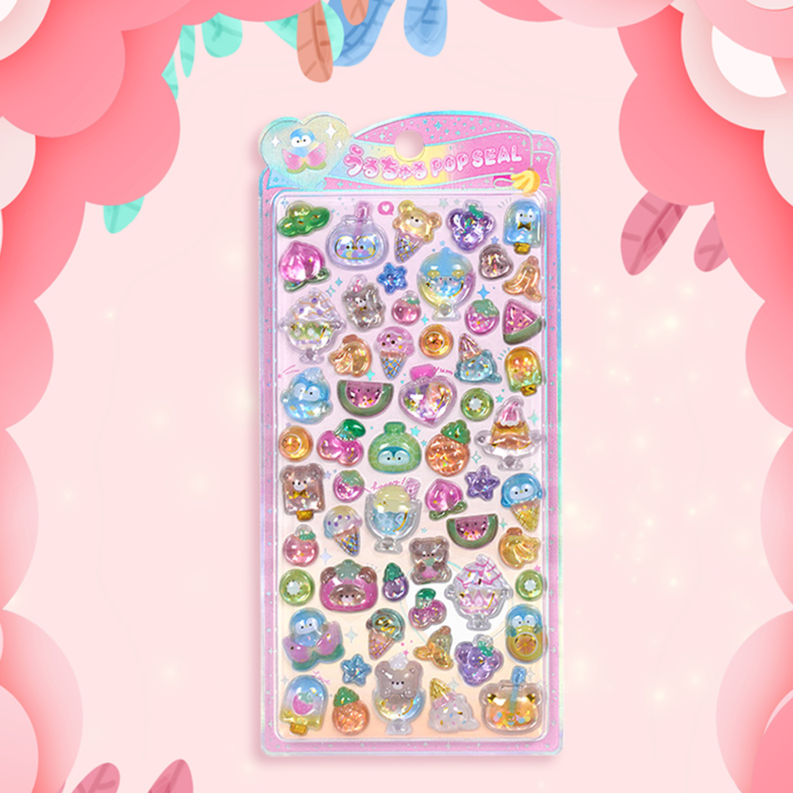 Cute Animal Sticker Pack 3D Sp - Resin Glitter Pack avis et prix