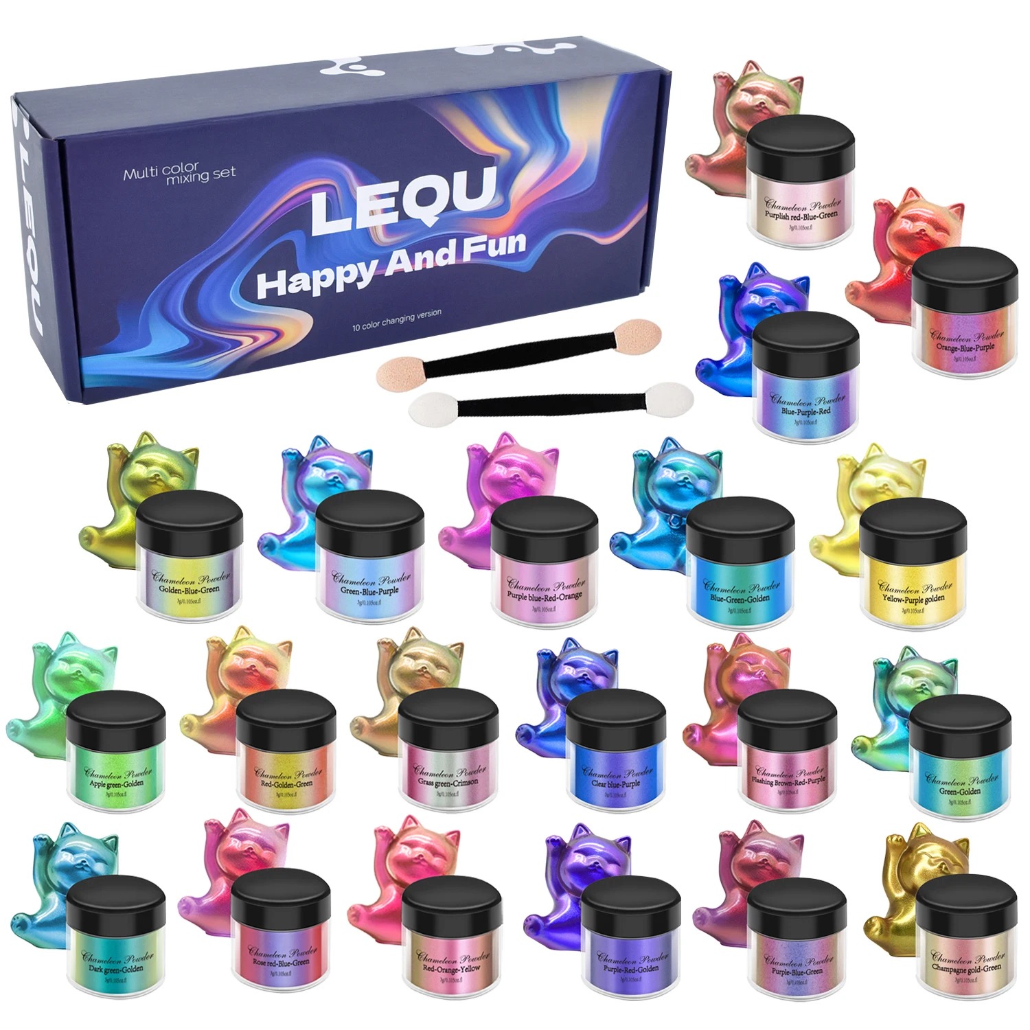 A set of chameleon pink nail c - Resin Pigment Set avis et prix