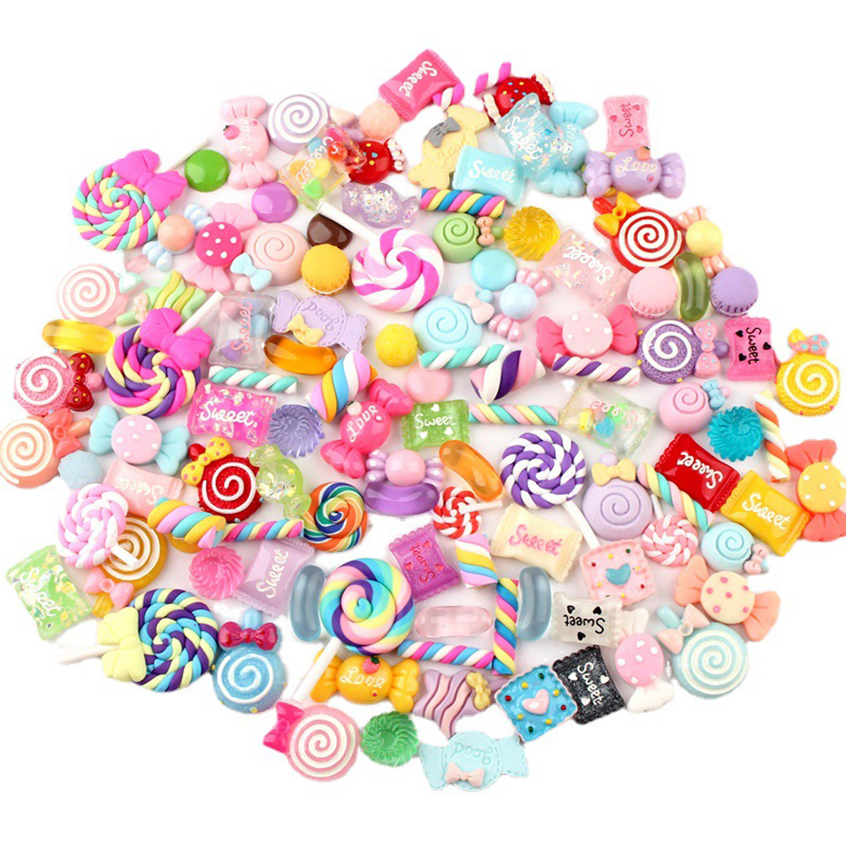 30pcs Random Candy Slime Charm - Resin Craft Kit avis et prix
