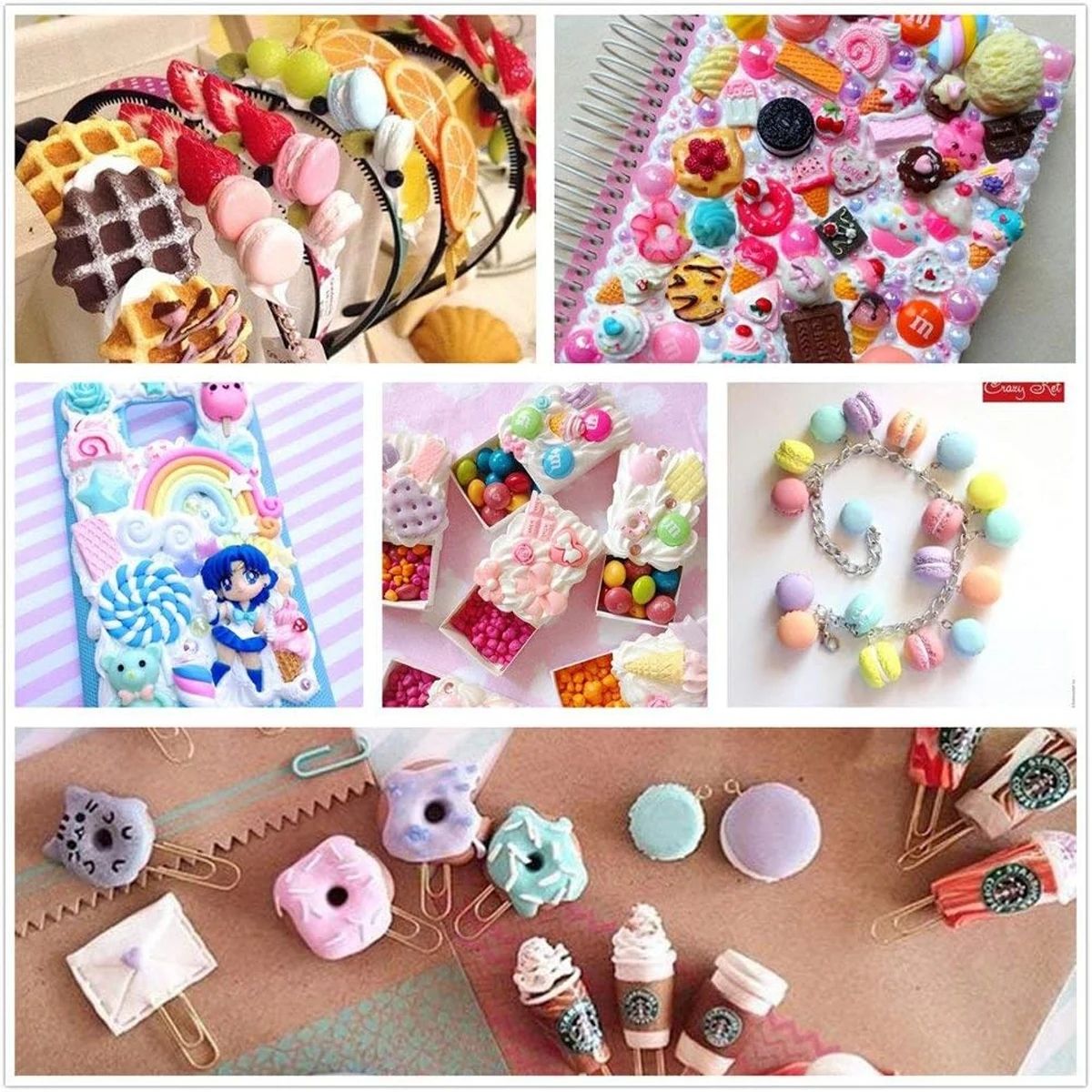 30pcs Random Candy Slime Charm - Resin Craft Kit avis et prix