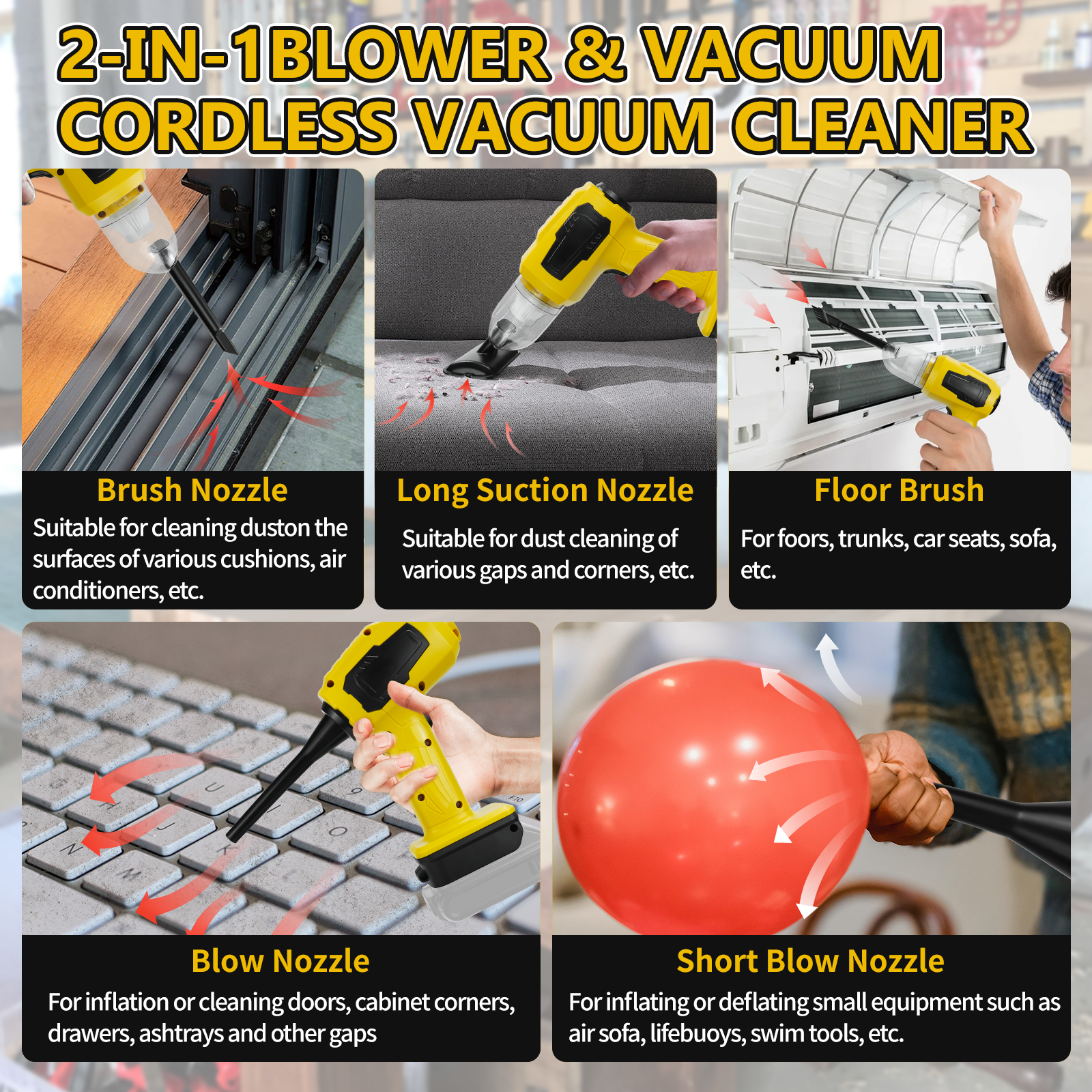 Handheld Car Vacuum Cleaner 2- - Vacuum Chamber Small avis et prix