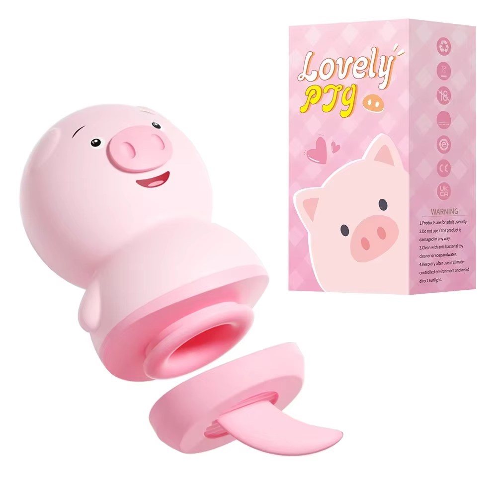Mini Pig Licking Tongue Vibrat - Vacuum Chamber Small avis et prix
