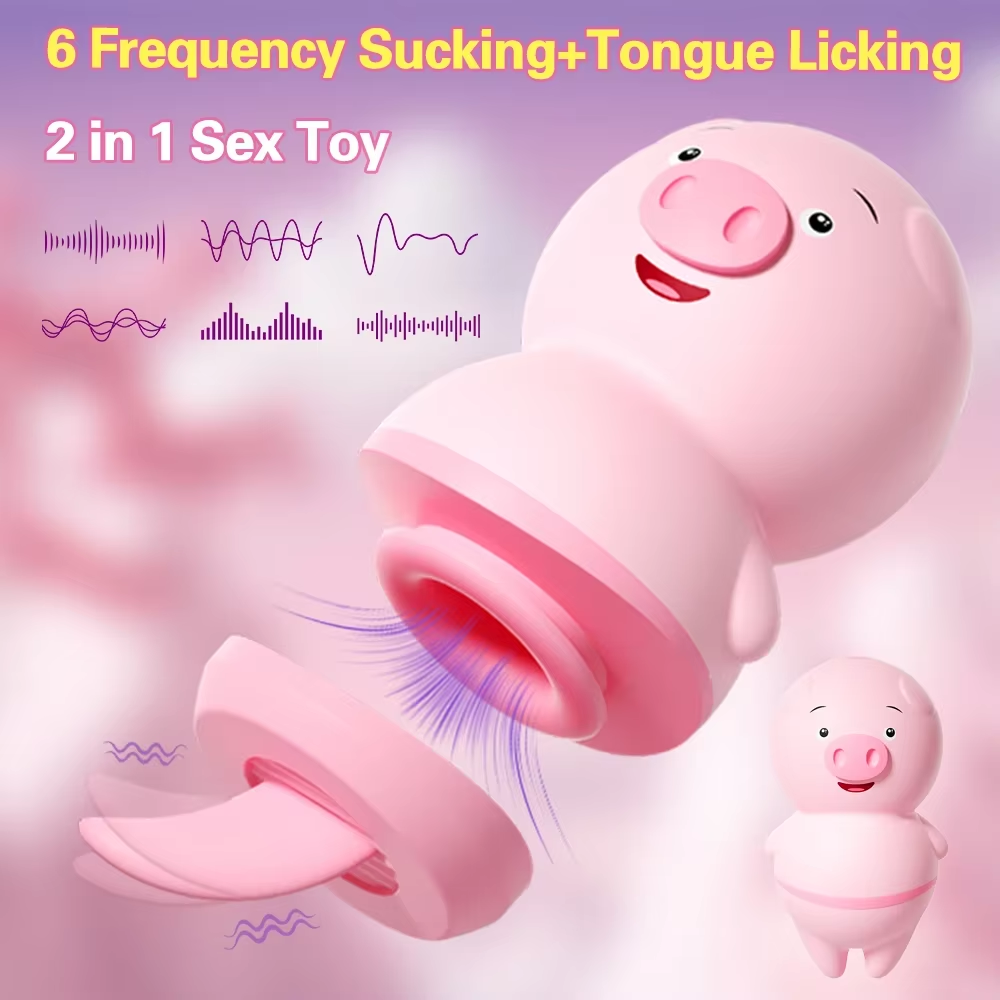 Mini Pig Licking Tongue Vibrat - Vacuum Chamber Small avis et prix