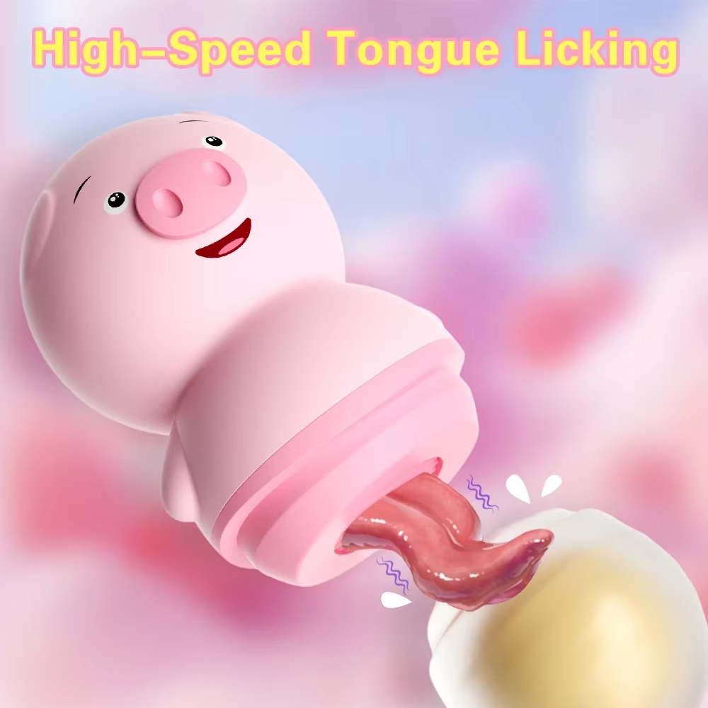 Mini Pig Licking Tongue Vibrat - Vacuum Chamber Small avis et prix