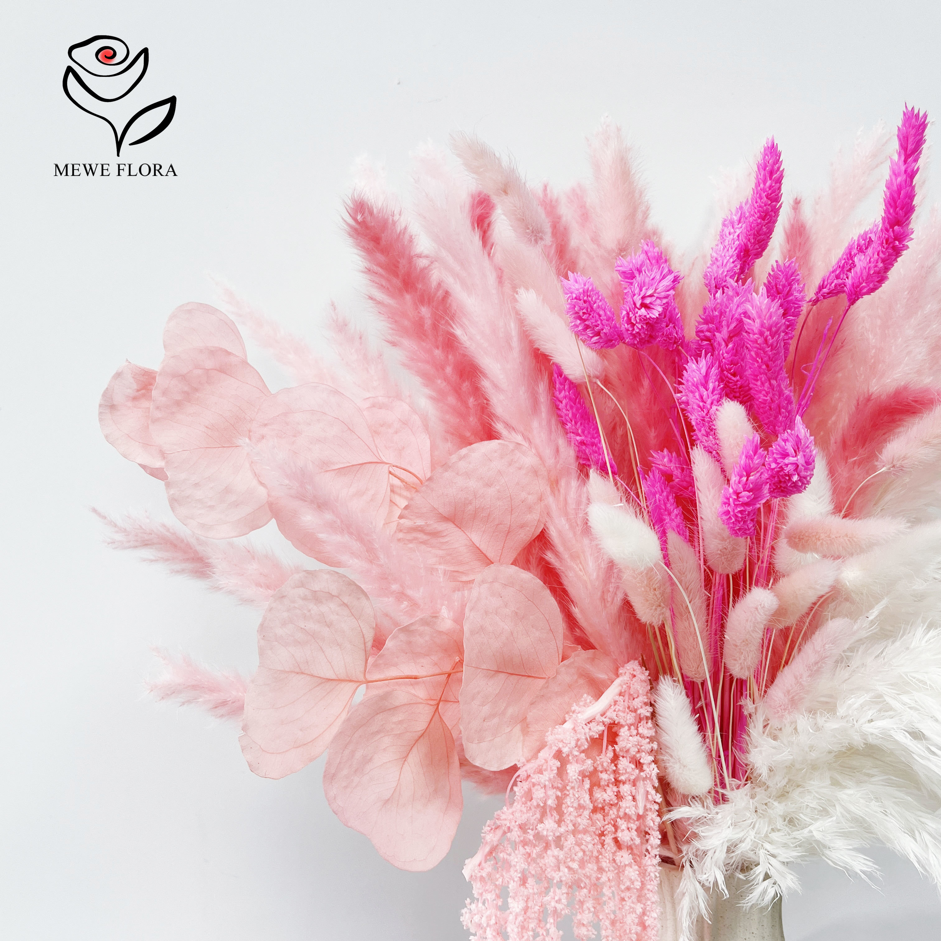 Natural Pampas Pink Dried Flow - Dried Flower Bulk avis et prix